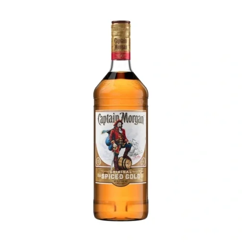 Captain Morgan Gold 1L — spiced rum with vanilla and caramel — delivery in Dubai