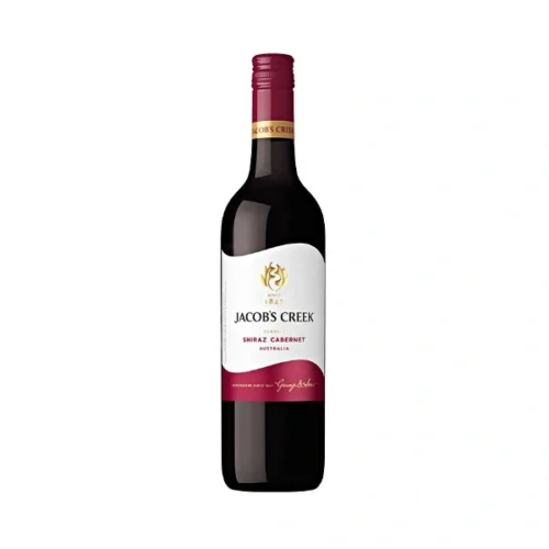 Jacob's Creek Shiraz Cabernet 0.75L — dry red wine with berries and spice — delivery in Dubai