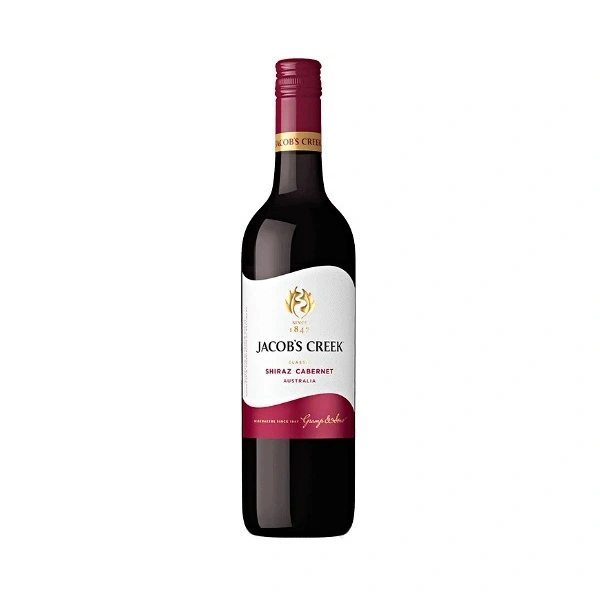 Jacob's Creek Shiraz Cabernet 0.75L — dry red wine with berries and spice — delivery in Dubai