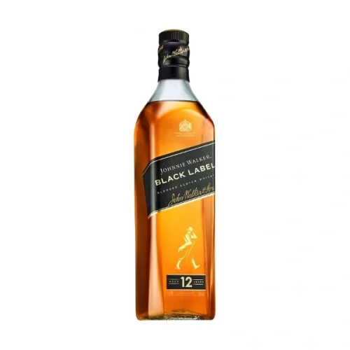Johnnie Walker Black Label 1L — 12-year-old Scotch whisky with smoky flavor — delivery in Dubai