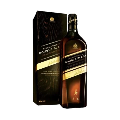 Johnnie Walker Double Black 1L — intense Scotch whisky with smoke and chocolate — delivery in Dubai